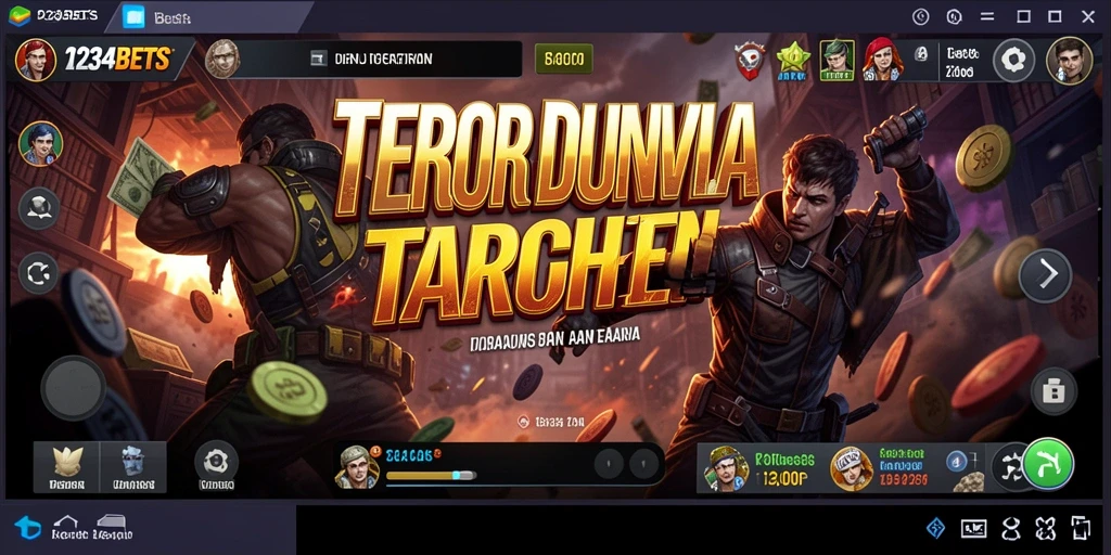 Screenshot gameplay 1234BETS menampilkan suasana seram yang mencekam.