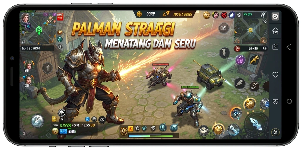 Screenshot gameplay 99RP yang menunjukkan aksi strategi yang intens.