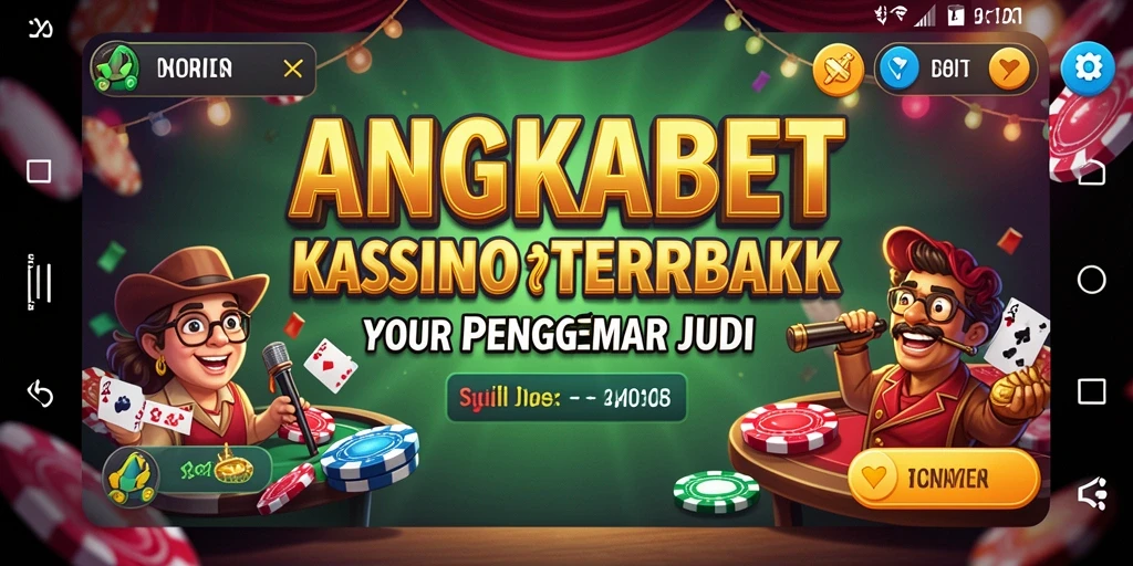 Tampilan gameplay menarik di ANGKABET dengan suasana Kasino yang menyenangkan.