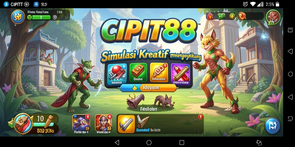 Tampilan utama gameplay CIPIT88 menampilkan simulasi interaktif yang mendebarkan.