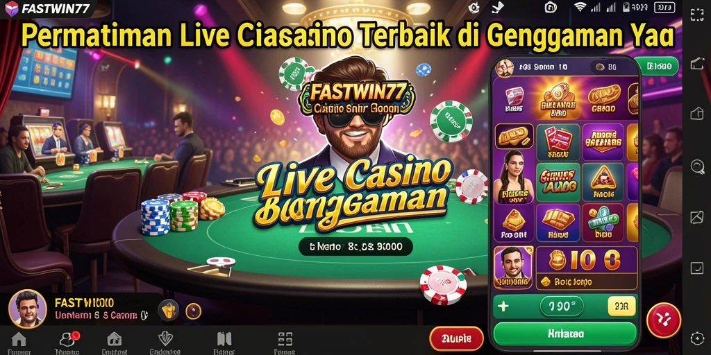 Gameplay mendebarkan dengan dealer langsung di FASTWIN77.