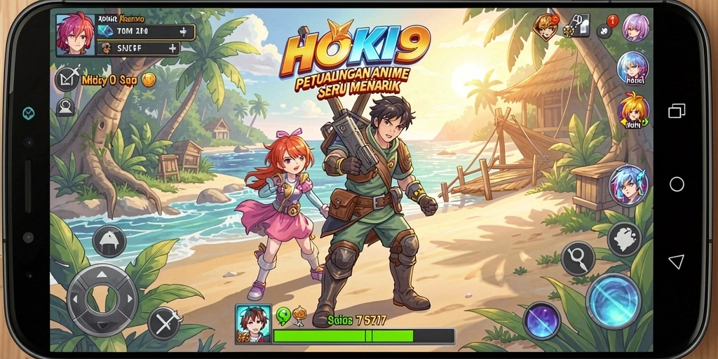 Gameplay HOKI9 dengan karakter Anime yang dinamis dan menarik.