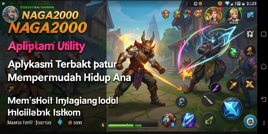 Screenshot utama menunjukkan antarmuka NAGA2000 yang intuitif dan mudah digunakan.