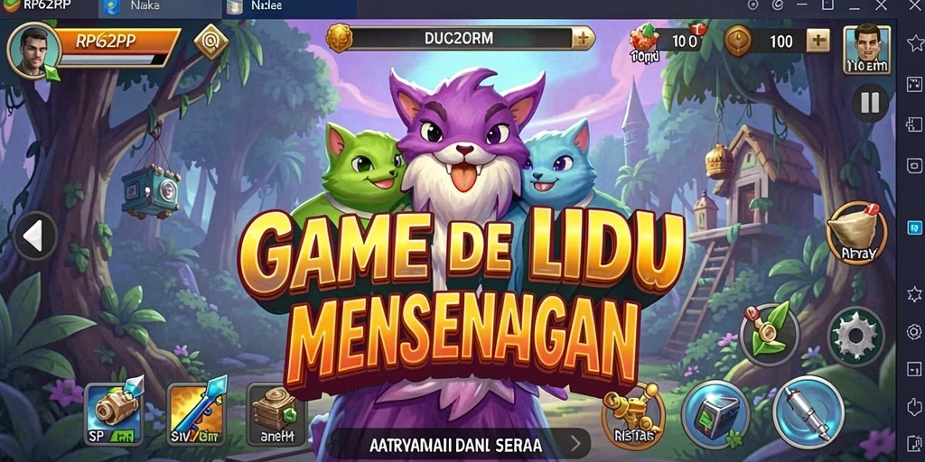 Tampilan gameplay RP62RP yang menarik dan adiktif.