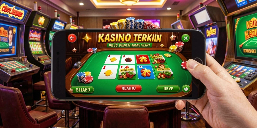 Tampilan gameplay Kasino mendebarkan dalam RR33.