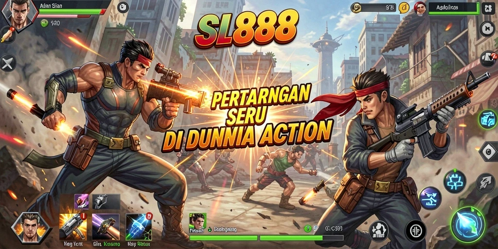 Tampilan gameplay SL888 yang intens dan mendebarkan.