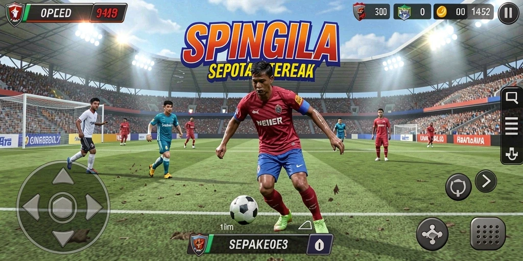 Gameplay SPINGILA yang intens dan menyenangkan.