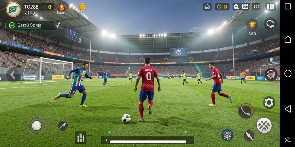 Tampilan menarik dari gameplay olahraga dalam TO288.