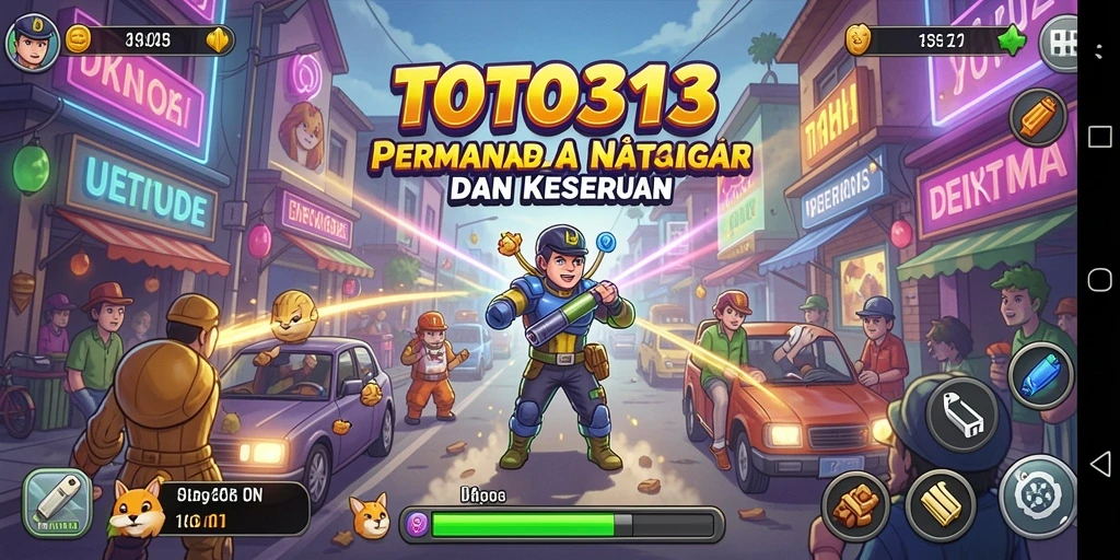Tampilan gameplay Arcade yang penuh aksi dan tantangan di TOTO313.