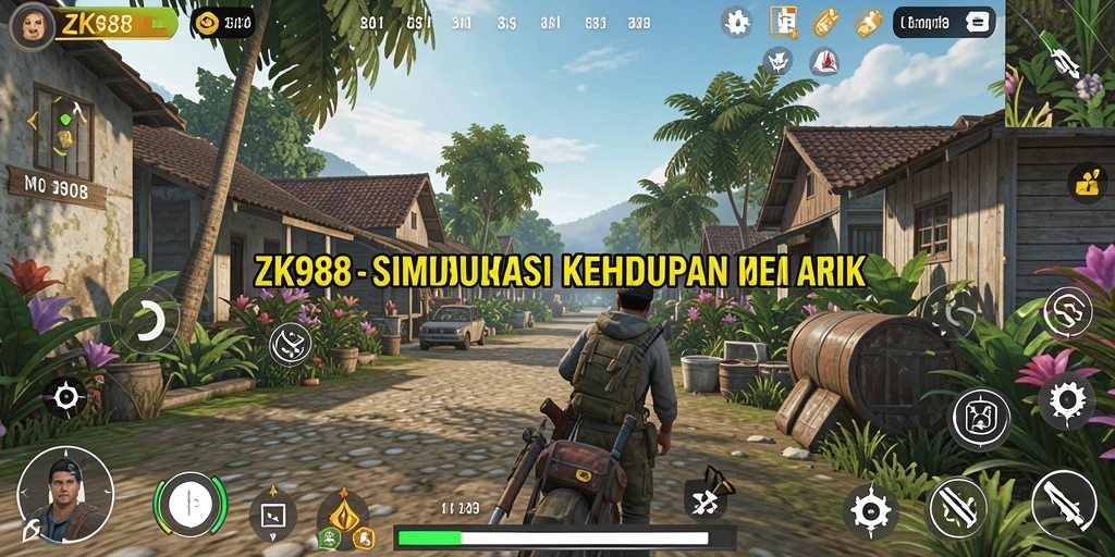 Screenshot menunjukkan gameplay ZK988 yang seru dan interaktif.