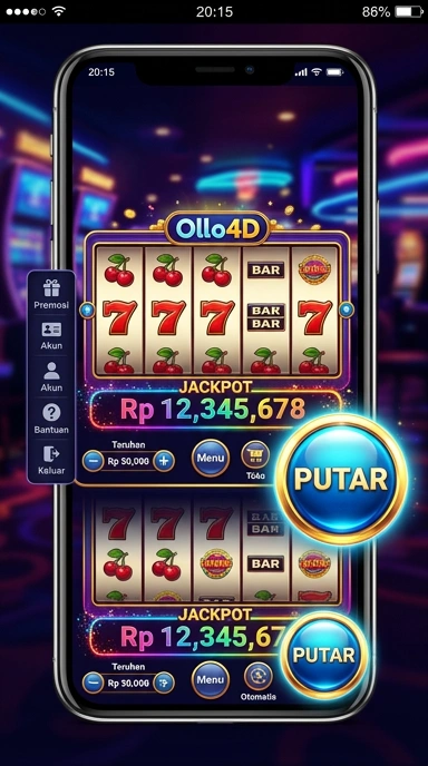 Tampilan antarmuka ollo4d yang sederhana dan intuitif.